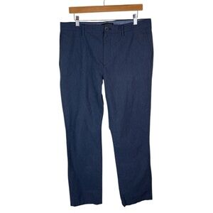 MJ195 Men’s Banana Republic AIDEN Fit Pinstripe Business Dress Pants 35x32
